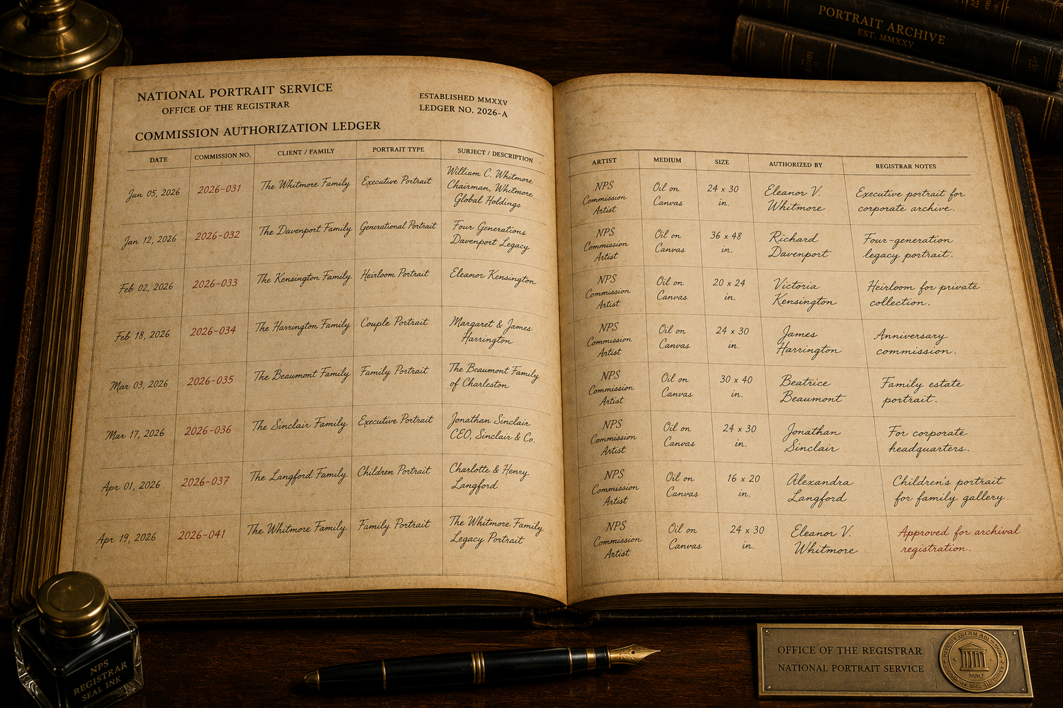Authorization ledger